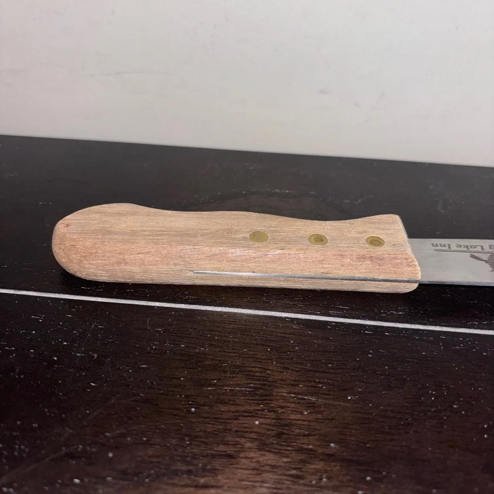 Boones Long Lake Inn | Walco Stainless Steel Serrated Steak Knife | Wood‎ Handle